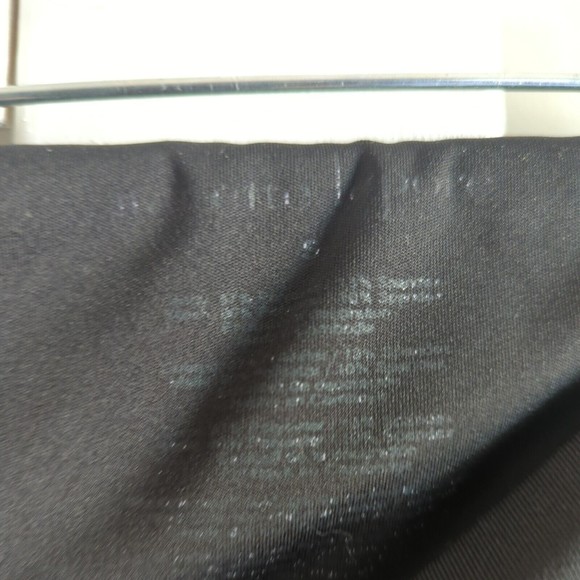 Nanette Lepore Women's Small Black Workout Pants Stretchy with White/ Cut outs - Picture 7 of 8